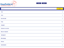 Tablet Screenshot of easyoutlet.nl